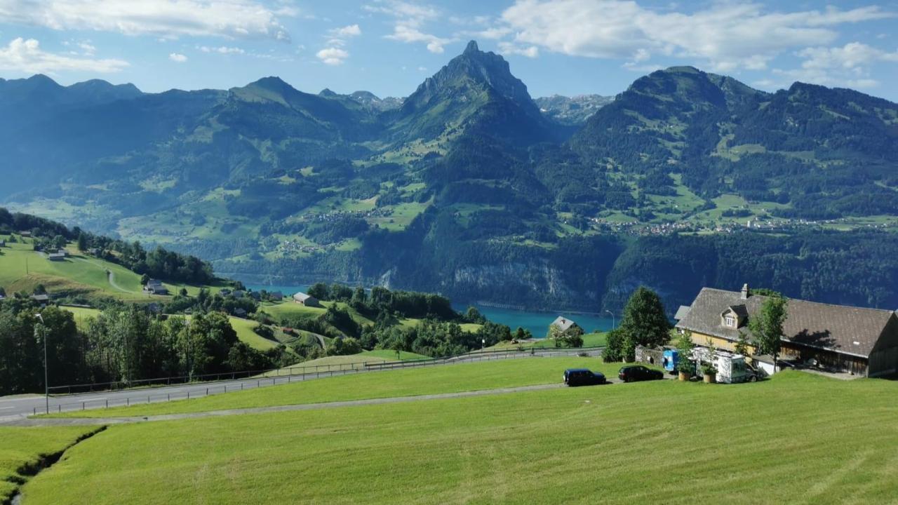Traumhafte Sonnenresidenz Mit Berg- Und Seeblick Amden Kültér fotó